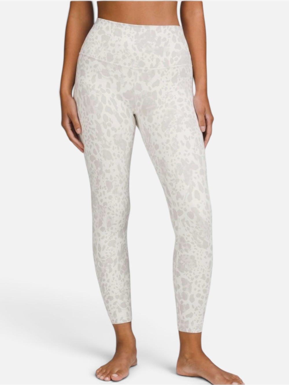lululemon Align Pant 25" Size 2 Cheetah Camo Double Lined
